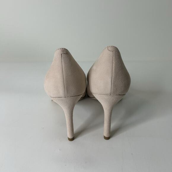 Cole Haan Heels Women's 10.5 B Gabbie Suede W26071 Pump 80 MM Pumps Peach Whip - Picture 2 of 8